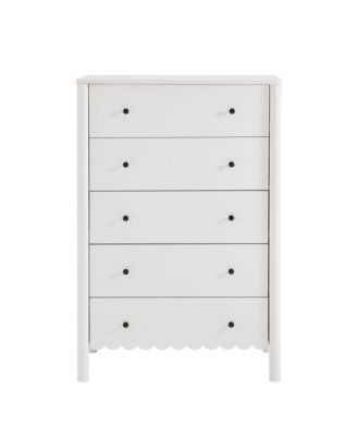 Emmeline Scalloped 5-Drawer Chest
