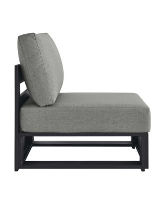 Tahoe Outdoor Patio Powder-Coated Aluminum Modular Armless Chair