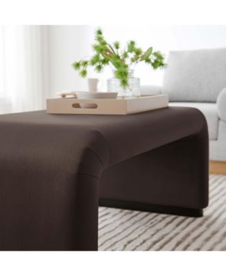 Koda Performance Velvet Waterfall Ottoman