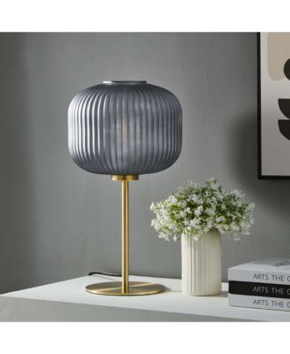 Reprise Glass Sphere Glass and Metal Table Lamp