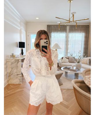 Spl X CJ Eyelet Button Front Top