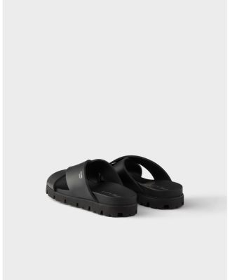  Men's Crisscross Rubber Slides