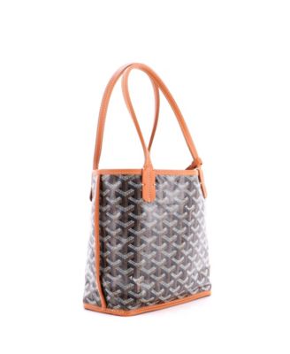Mini Anjou Reversible Tote Coated Canvas