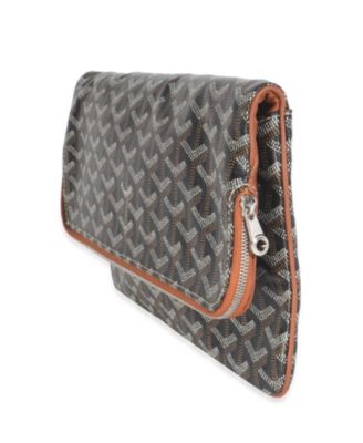 Saint Marie Soft Clutch Coated Canvas Handbag