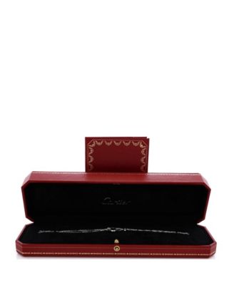  2 Diamonds Love Bracelet 18K White Gold with Diamonds