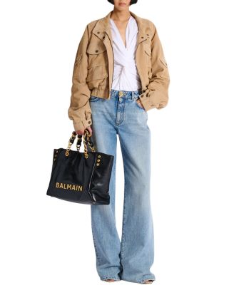  Draped Sleeveless Cotton Poplin Shirt