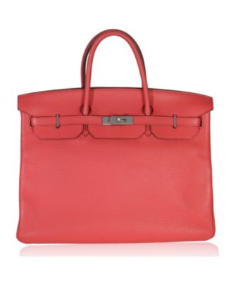 Birkin 40 Leather Handbag