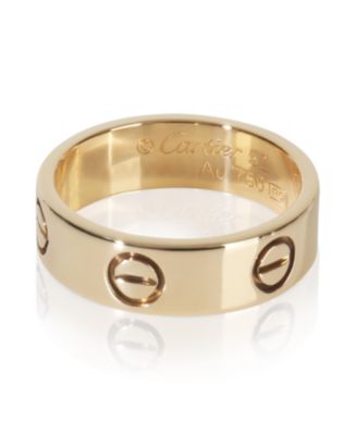  Love 18k Yellow Gold Ring