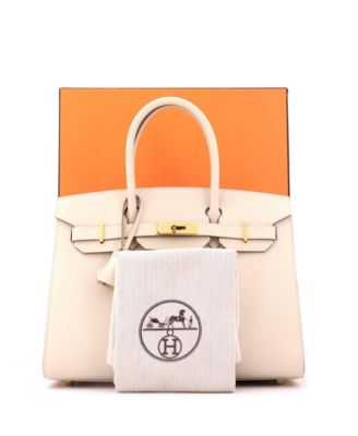 Birkin 30 Handbag Light Epsom with Gold Hardware