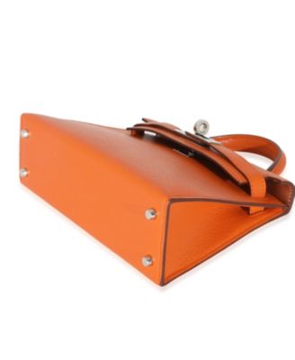 Mini Kelly 20 II Leather Handbag
