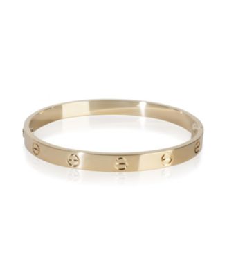  Single Screw Love 18k Yellow Gold Bracelet