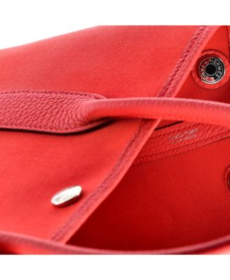 30 Garden Party Tote Toile and Leather