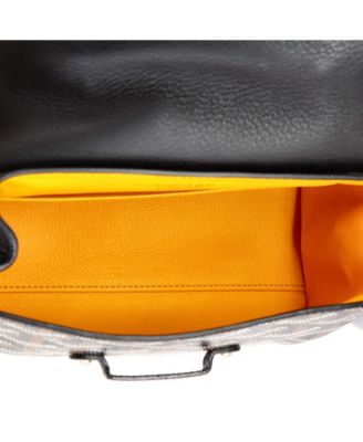  Mini Saigon Top Handle Bag Coated Canvas with Leather