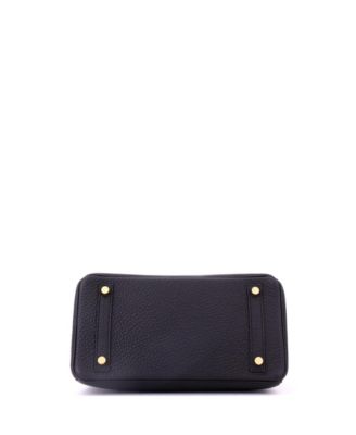 Birkin 25 Handbag Black Togo with Gold Hardware