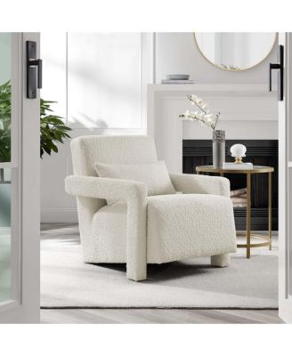 Mirage Boucle Upholstered Armchair