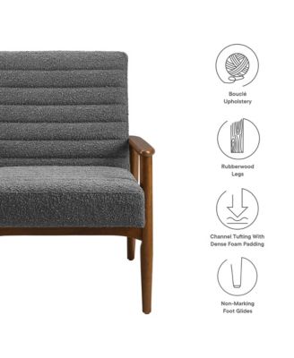 Jensen Boucle Fabric Accent Chair