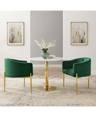 Savour Tufted Performance Velvet Accent Chairs, Set of 2