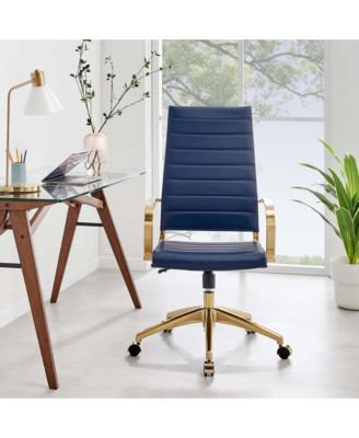 Jive Gold Stainless Steel Highback Office Chair