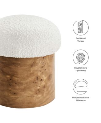 Breeze Boucle Upholstered Ottoman