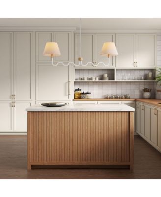 Sunlit Squiggle 2-Arm Pendant Light