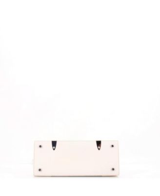  PM Saigon Top Handle Bag Coated Canvas with Leather