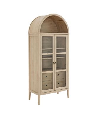 Nolan Tall Arched Storage Display Cabinet