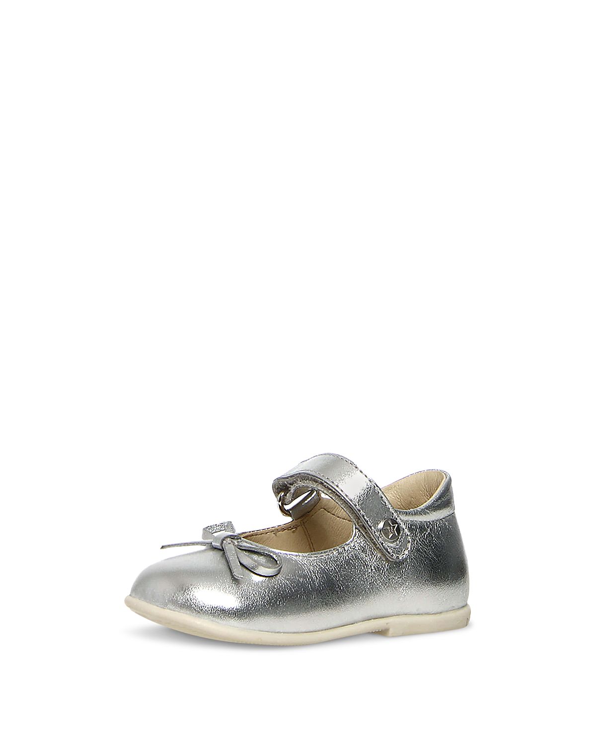 Naturino Girls' Metallic Leather Ballet Flats - Baby, Toddler