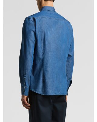 Regular Fit Chambray Dress Shirt