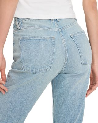 Good Icon High Rise Straight Ankle Jeans in Indigo1137