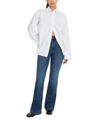 Good Legs Soft Touch Mid Rise Flare Jeans in Indigo1211