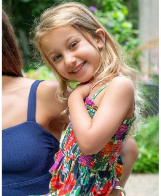  Girls' Lila Dress Tiered Smocked Dress - Little Kid, Big Kid