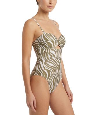 Ella Twist Bandeau One Piece Swimsuit