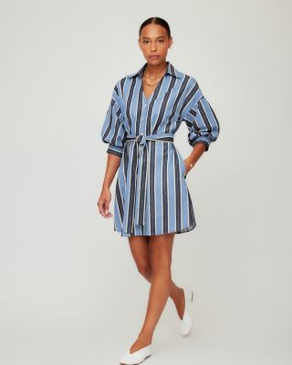 Blaire Lantern Sleeve Tie Dress