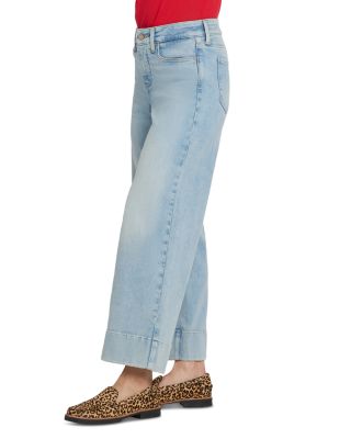 Teresa High Rise Wide Leg Ankle Jeans in Keys View