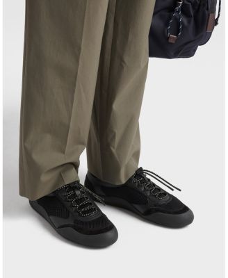  Men's Speedrock Leather And Mesh Fabric Sneakers