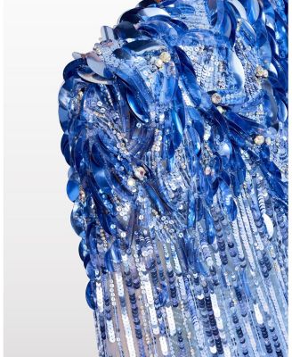 Goldfinger Sequin-Embellished Maxi Dress