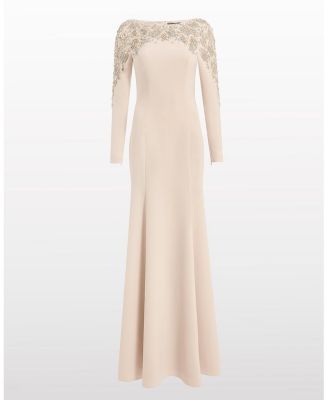  Kelly Embellished Long-Sleeve Maxi Dress
