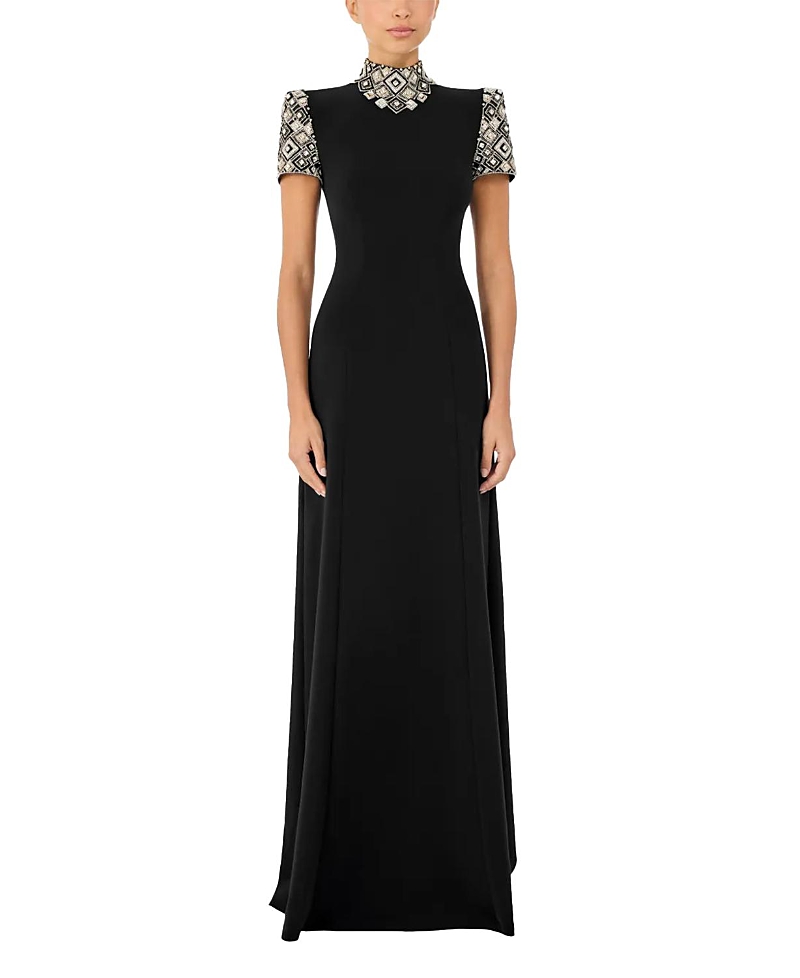 Jenny Packham Pricile Embellished Maxi Dress
