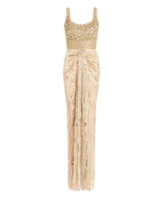  Elixir Sequin-Embellished Maxi Dress