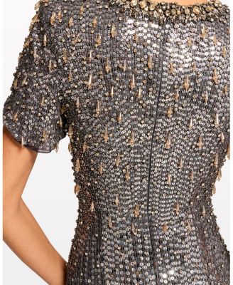 Serenity Sequin-Embellished Gown