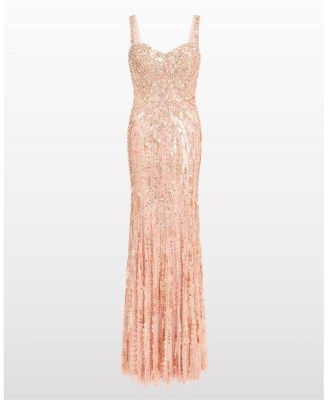  Da Vinci Sequin-Embellished Dress