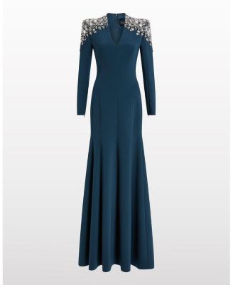  Nila Beaded V-neck Maxi Dress