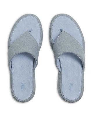 Women's Denim Wedge Platform Sandals 