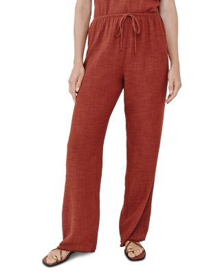 Frayed Hem Beach Pants