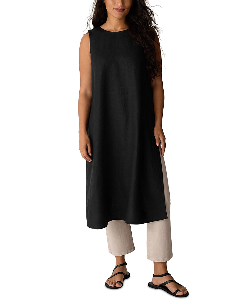 Eileen Fisher Round Neck Sleeveless Tunic
