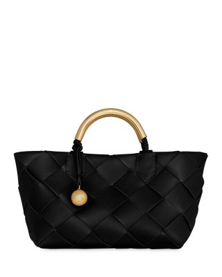 Frankie Woven Leather Tote Bag