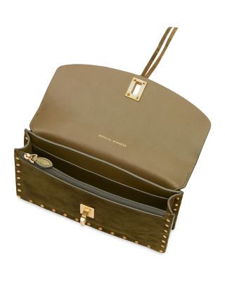 Darren Suede Top Handle Wallet Crossbody