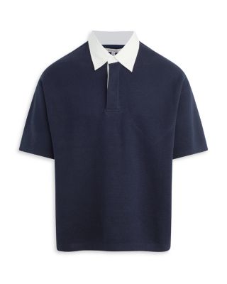 Contrast Collar Polo Shirt