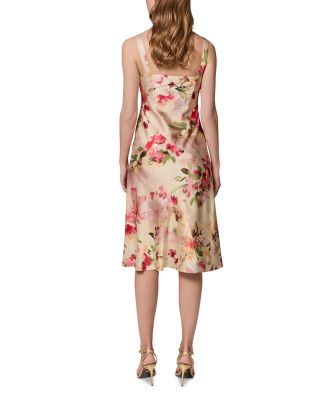 Scoop Neck A Line Midi Dress