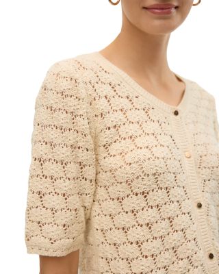 O Neck Button Cardigan